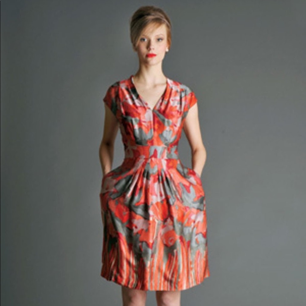 Banana Republic x Mad Men Collection silk dress
